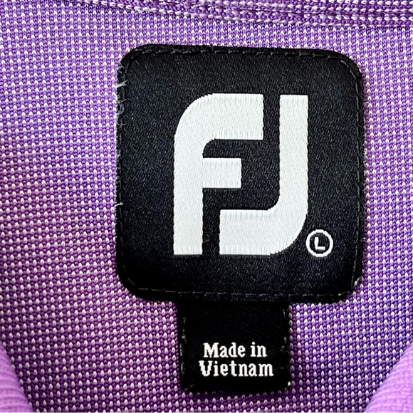 FOOTJOY FJ Men’s Pure Button Short Sleeved Polo Shirt—SZ. M/L - Picture 8 of 16